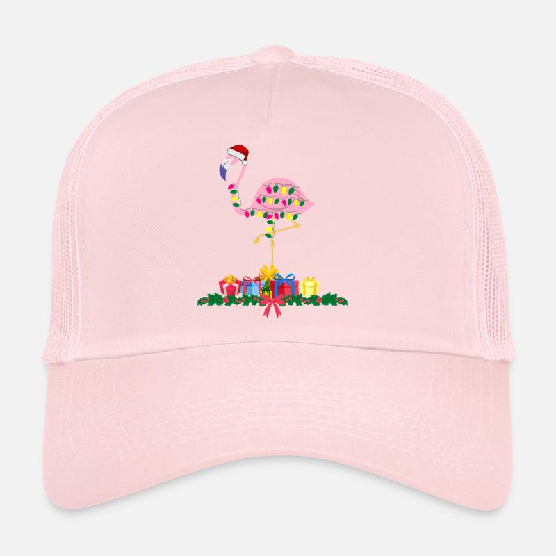 Flamingo-Weihnachten. Weihnachtsgeschenk Trucker Cap
