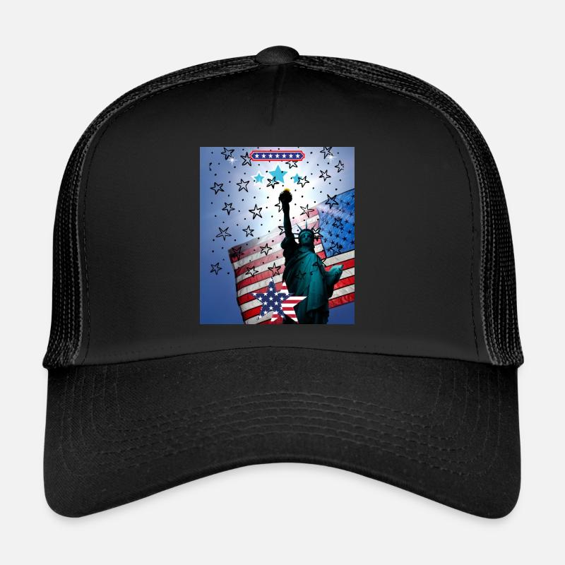 Freiheitsstatue, USA Trucker Cap