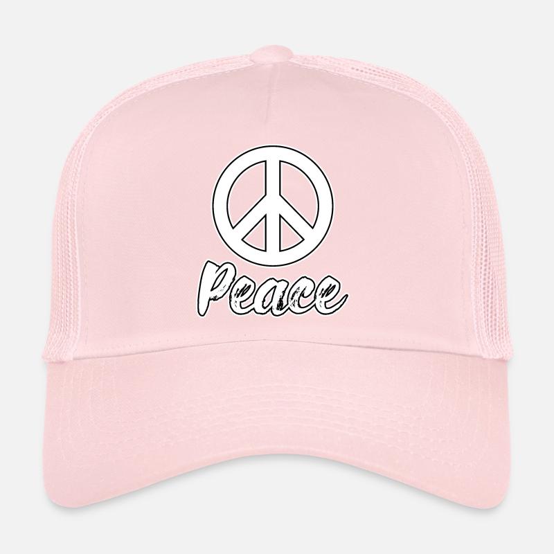 Frieden Paix Casquette trucker 