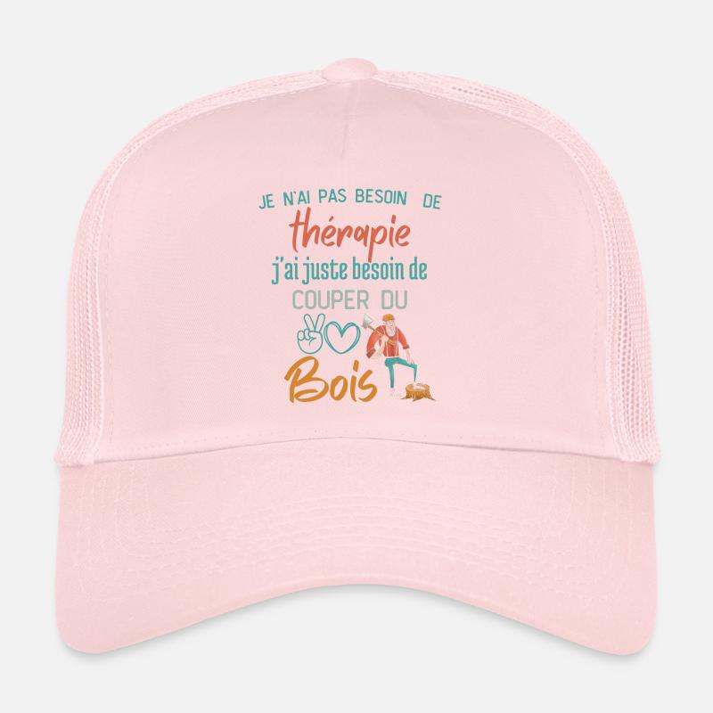 Thérapie Couper du bois Casquette trucker 