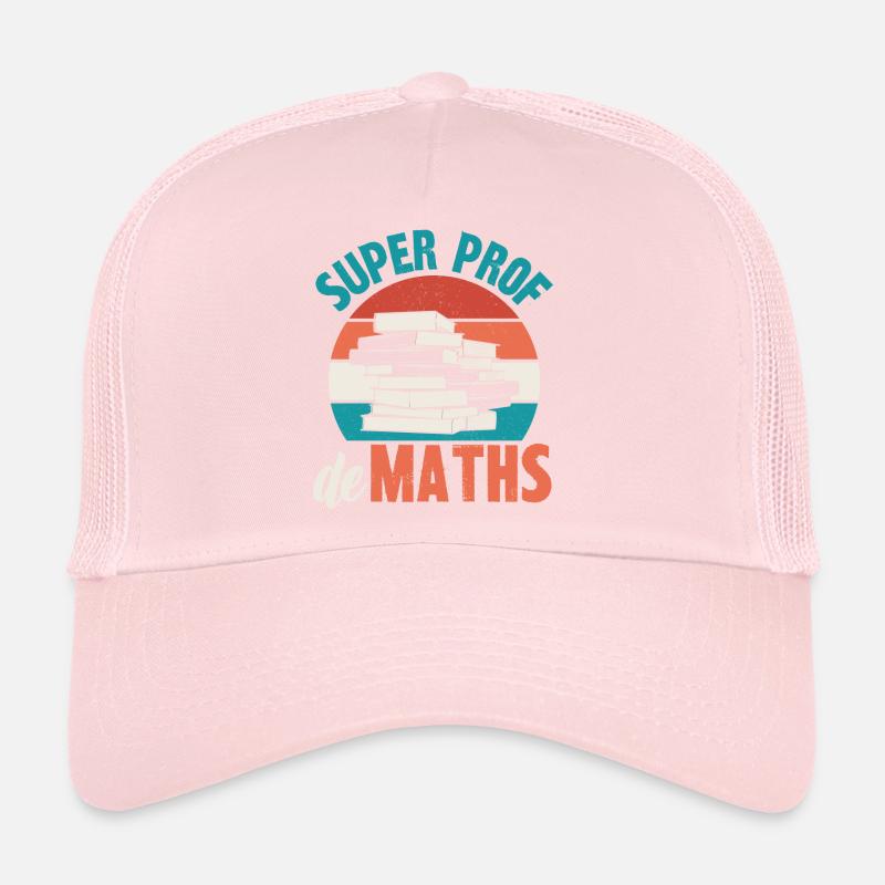 super prof de maths Casquette trucker 
