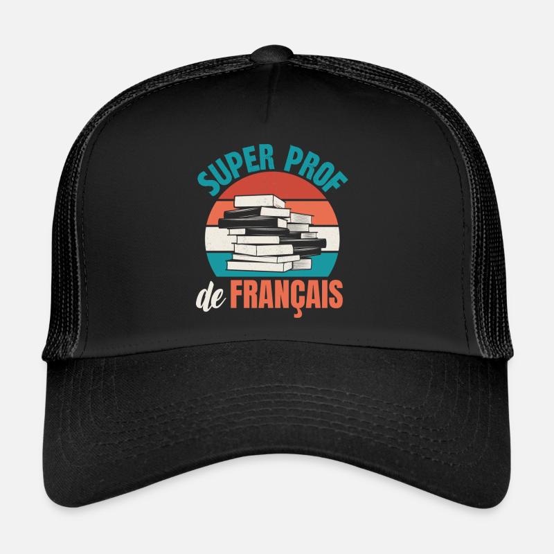 super prof de français Casquette trucker 