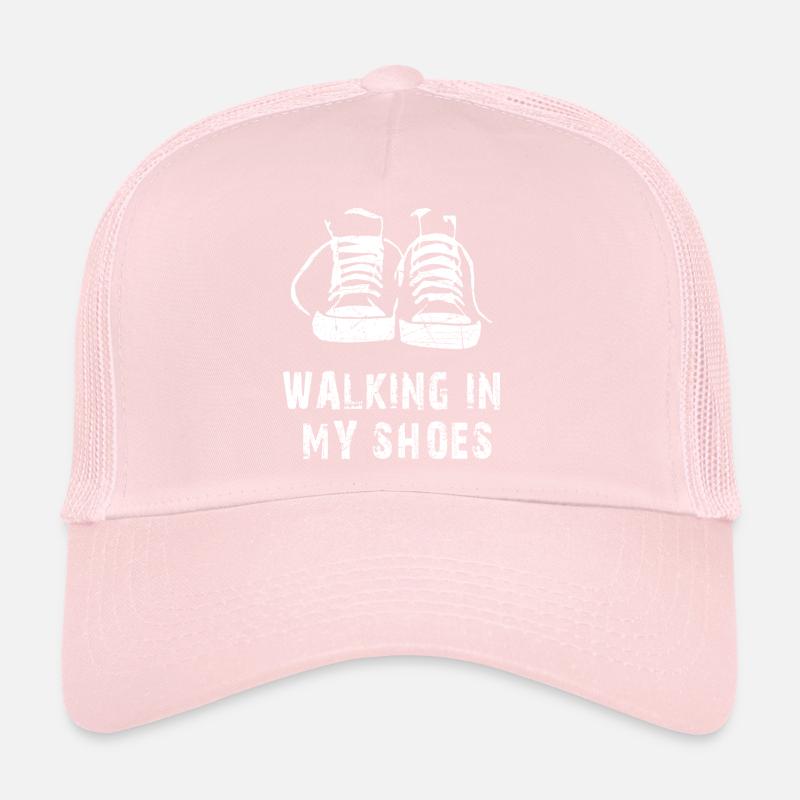 Baskets marchant dans mes chaussures Casquette trucker 