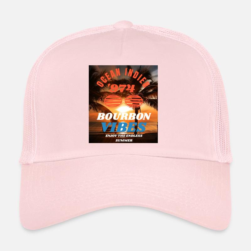 OCEAN INDIAN 974, BOURBON VIBES Casquette trucker 