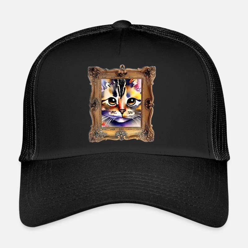 Cat face 5 Trucker Cap