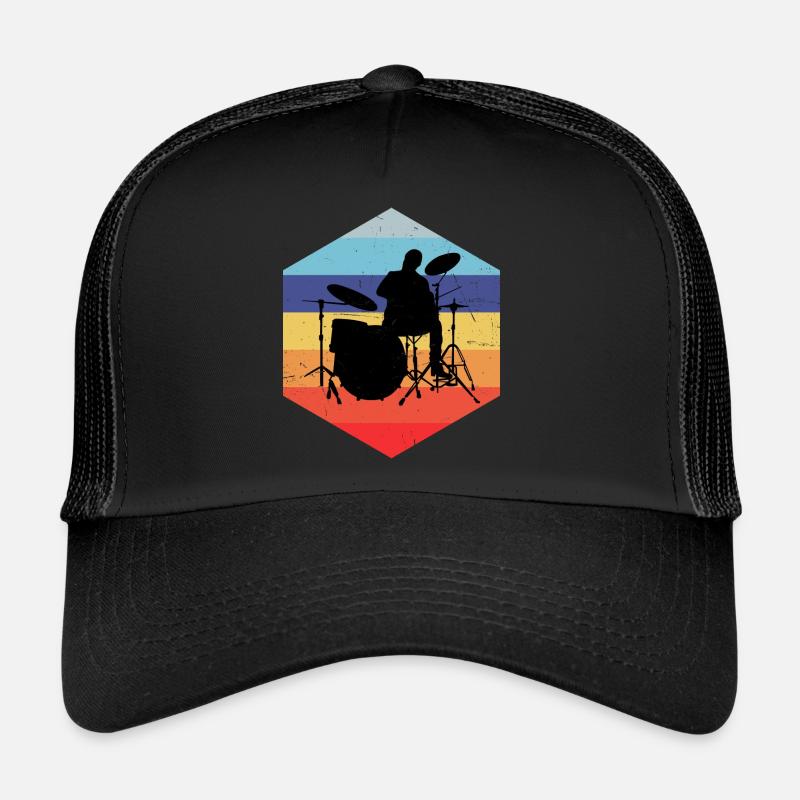 Drumming Drum Kit Drums Women Trucker Cap