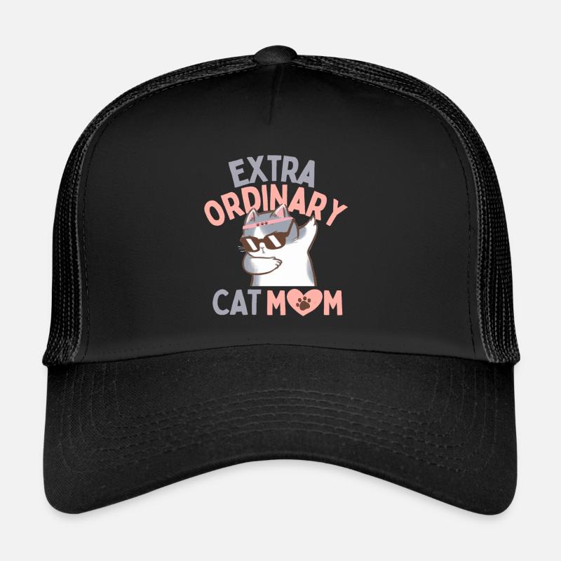 EXTRA ORDINARY CAT MOM Trucker Cap