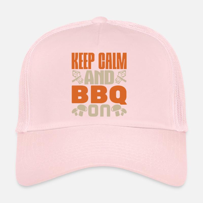 KEEP CALM AND BBQ ON Trucker Cap