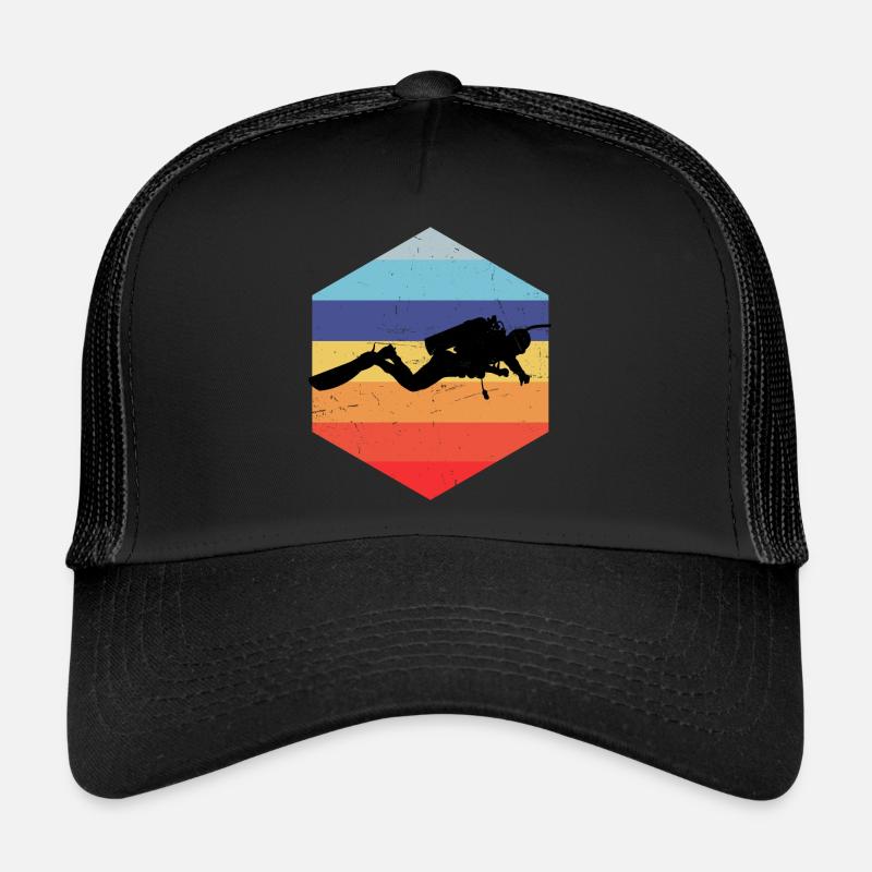 Femmes Plongeuse Plongeuse Plongée Plongée Casquette trucker 
