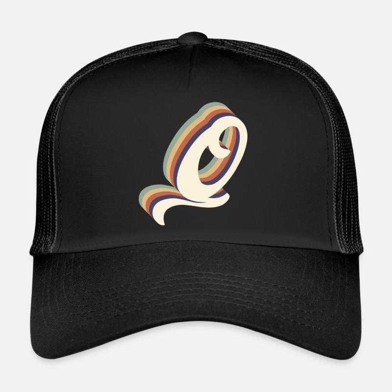 Buchstabe Q Trucker Cap