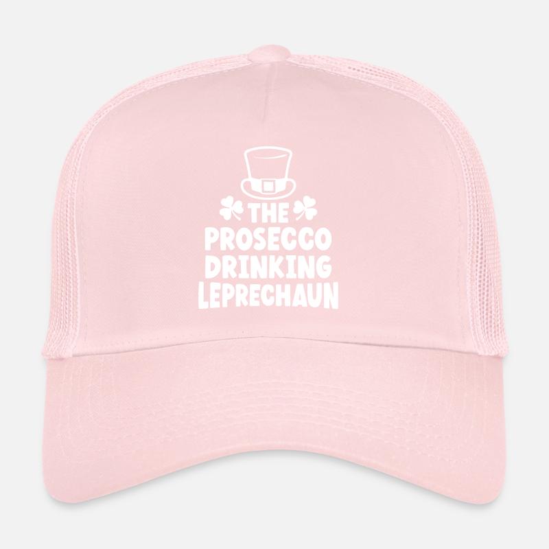 The Prosecco Drinking Leprechaun Trucker Cap