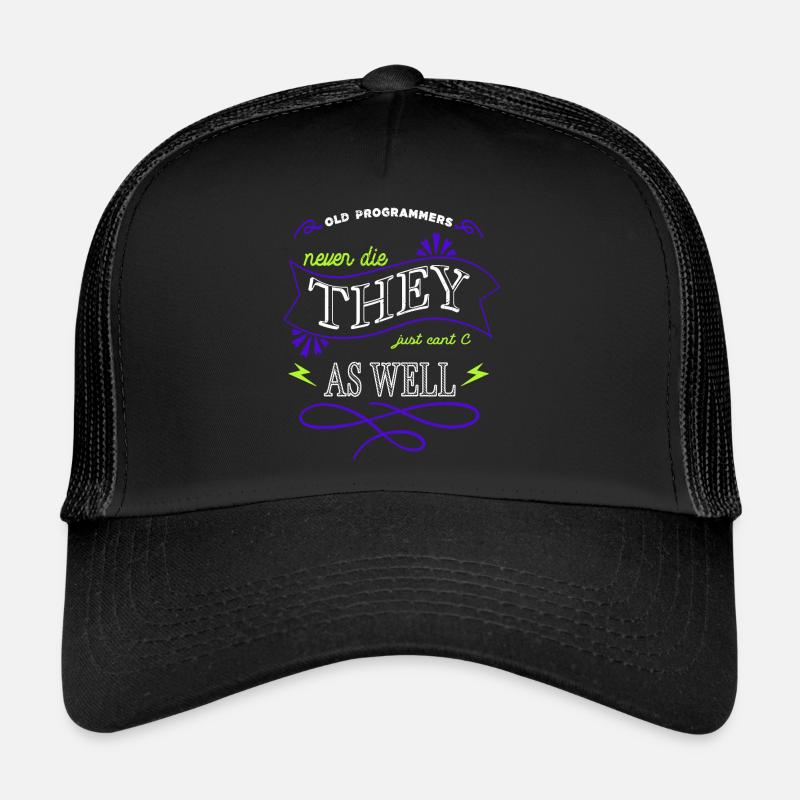 Idée de présentation amusante programmation maniaque de l’informatique Casquette trucker 