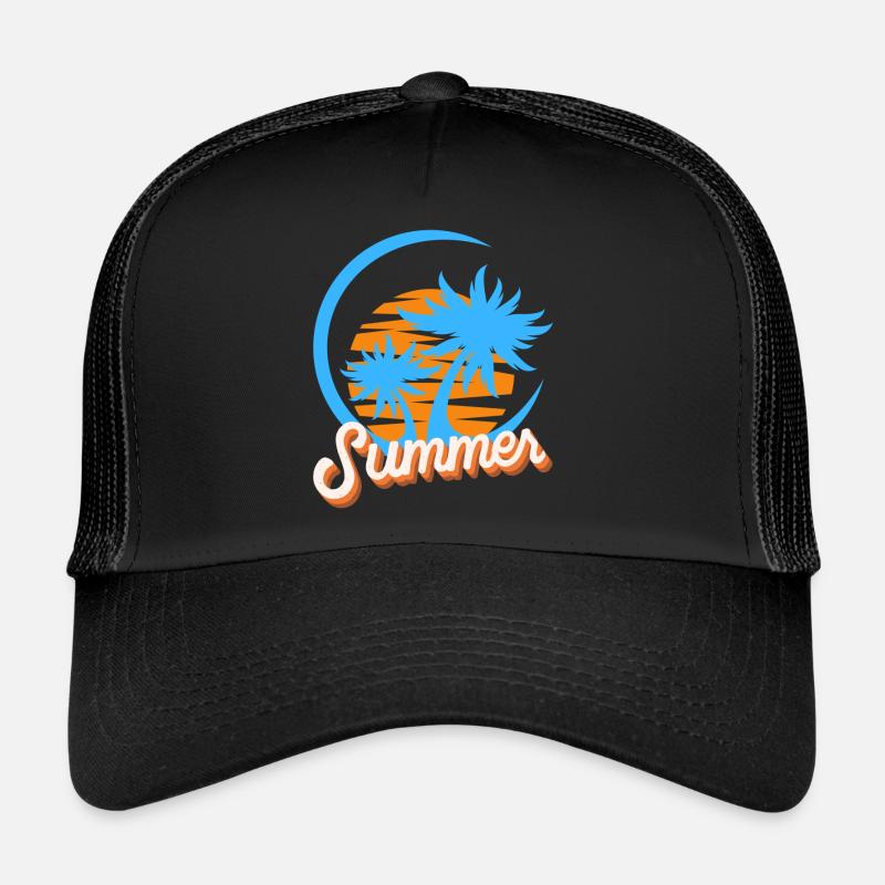 summer - Trucker Cap - black/black