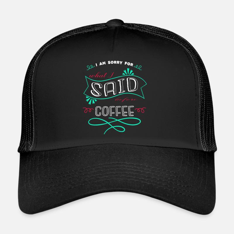 quote mug birthday present idea bday milk office Trucker Cap