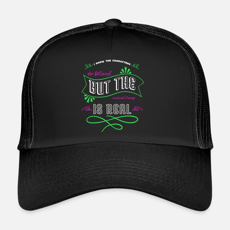 book quotes book keeper shirt Trucker Cap