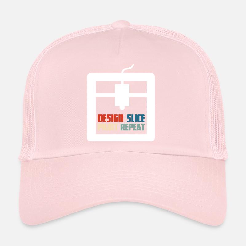 Design Slice Print Repeat - Impression 3D 3D amusante Casquette trucker 