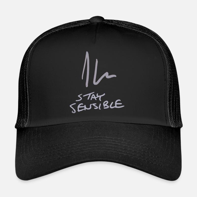 Jon Hare "Stay Sensible" - Trucker Cap - black/black