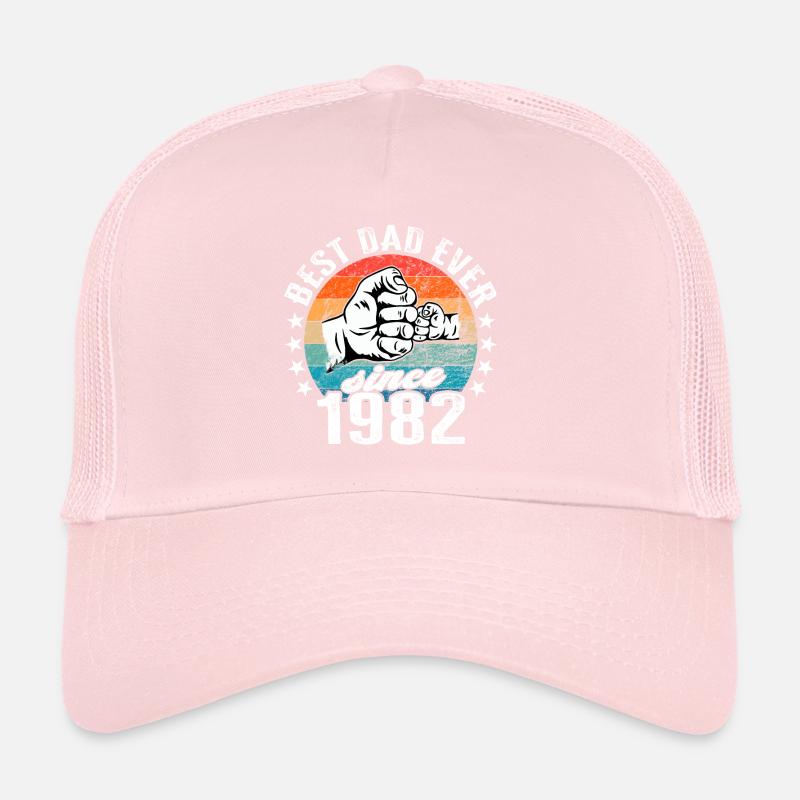 Bester Papa der Welt seit 1982 Vatertag Trucker Cap