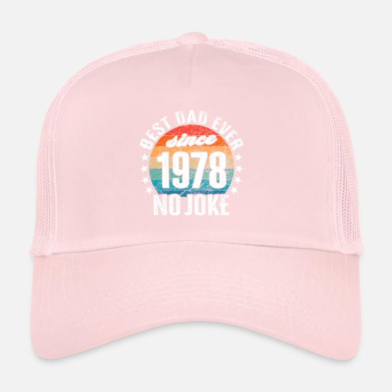 Bester Papa der Welt seit 1978 No Joke Trucker Cap