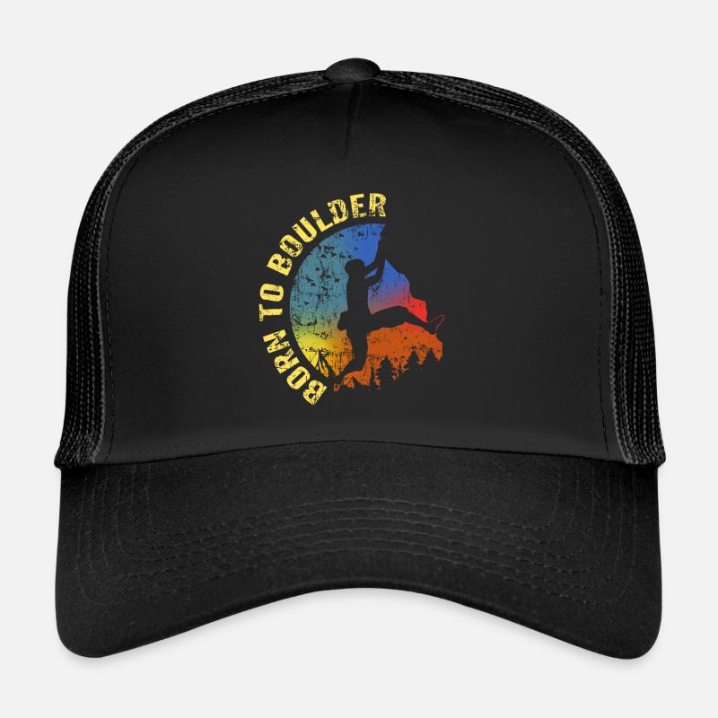 born to boulder Trucker Cap
