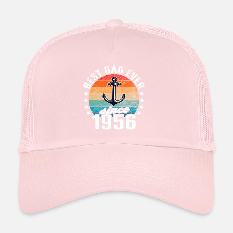 Bester Papa der Welt seit 1956 Anker Trucker Cap
