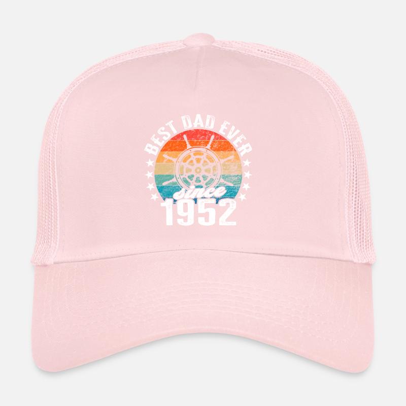 Bester Papa der Welt seit 1952 Kapitän Trucker Cap