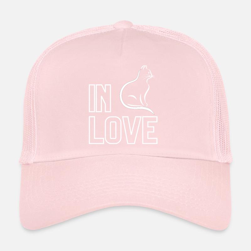 katze in love Trucker Cap