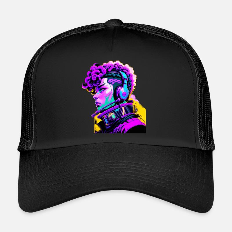 Musik Cyborg Headset Trucker Cap