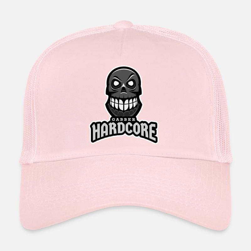Maison de gabber hardcore avec crâne Casquette trucker 