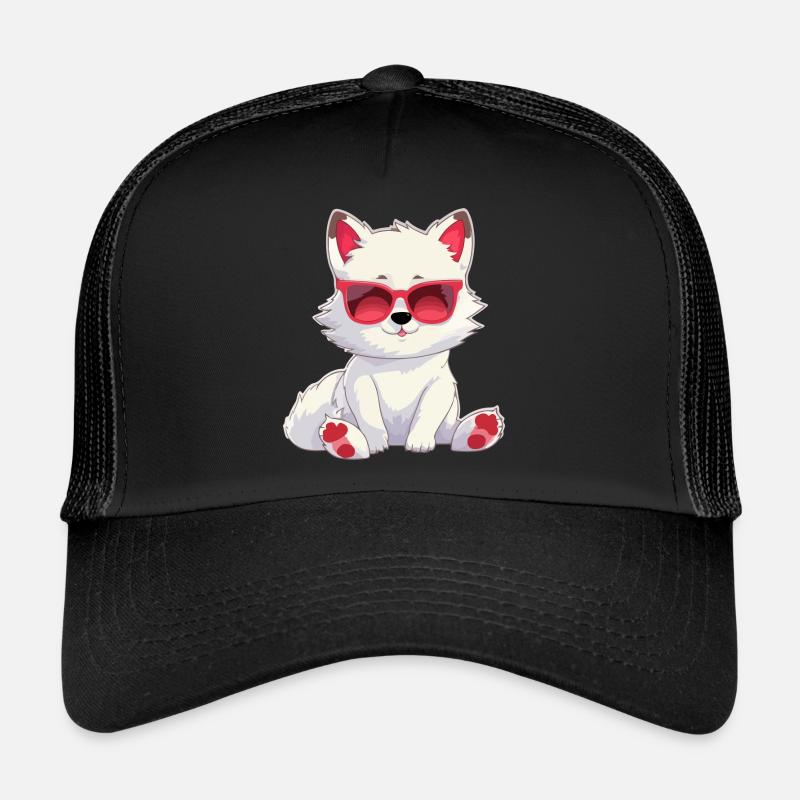 Koll le loup blanc Casquette trucker 
