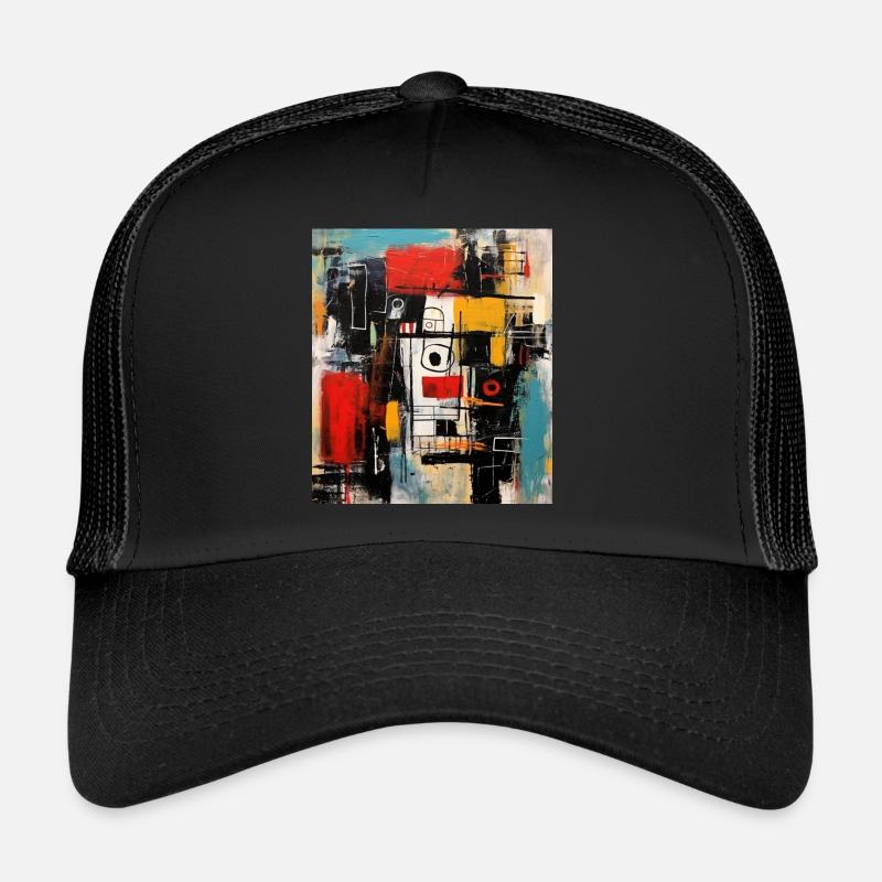 STREET ART ABSTRACTION Casquette trucker 