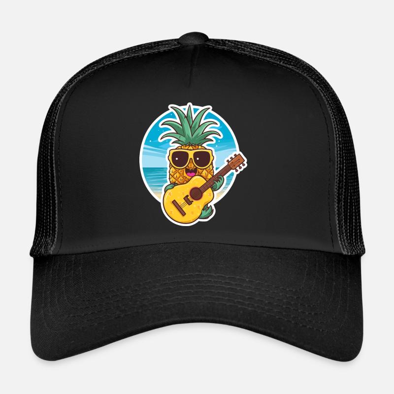 Ananas ukulélé Casquette trucker 