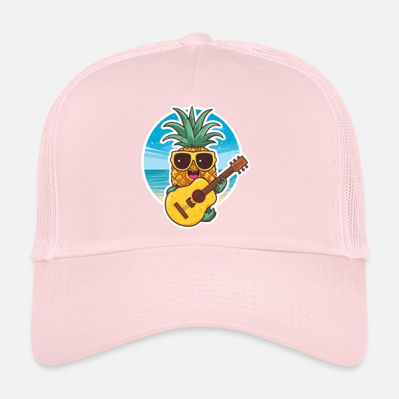 Ananas ukulélé Casquette trucker 