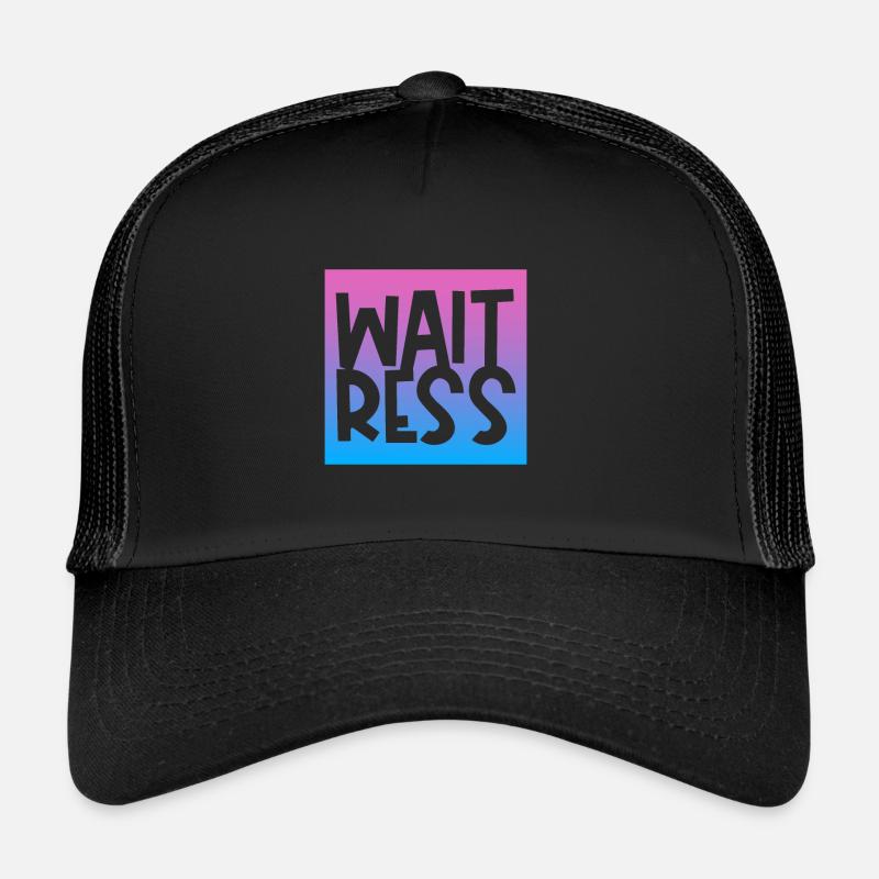 Diner Bar Waitress Waiter Trucker Cap