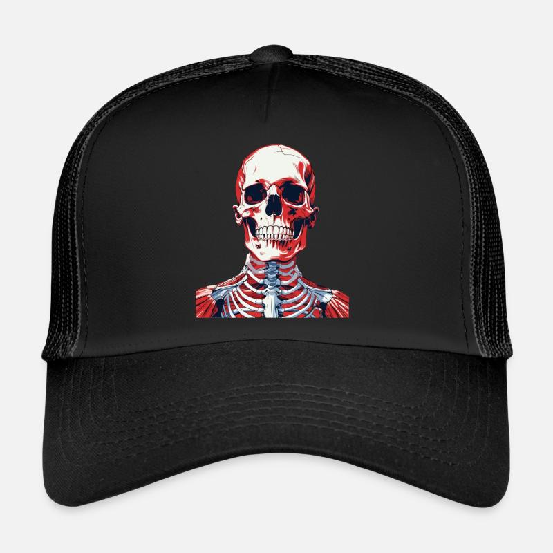 Squelette Casquette trucker 