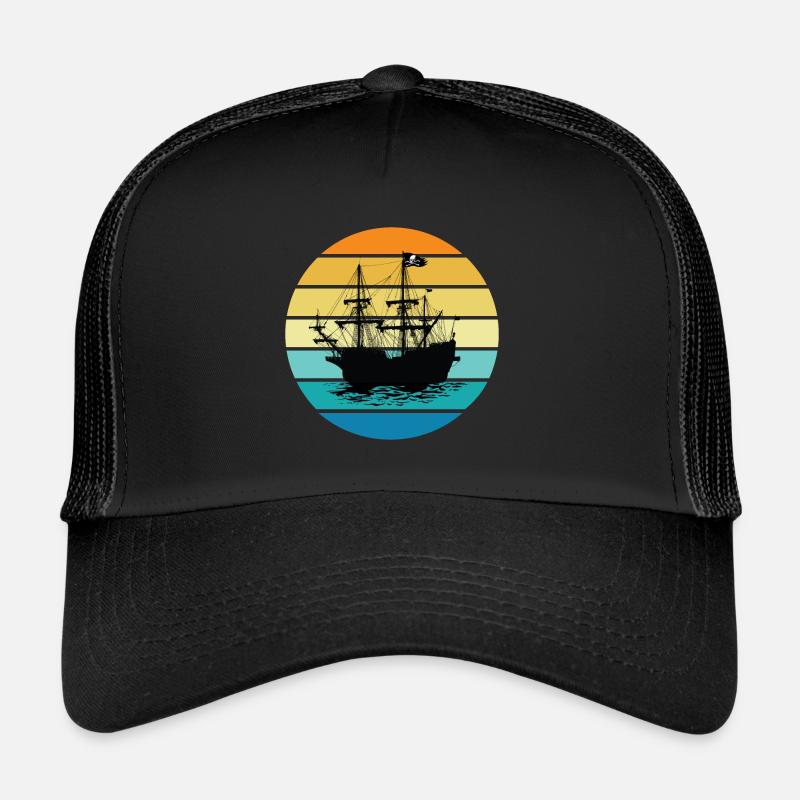Bateau pirate Casquette trucker 