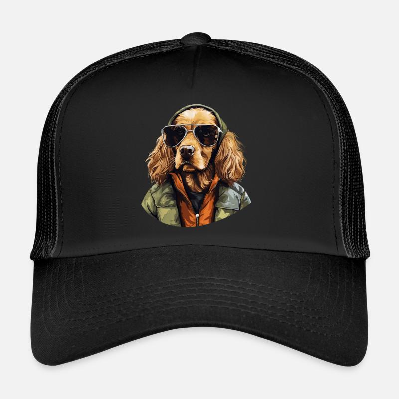Floppy Ears Club | Cocker Spaniel Graphics Trucker Cap