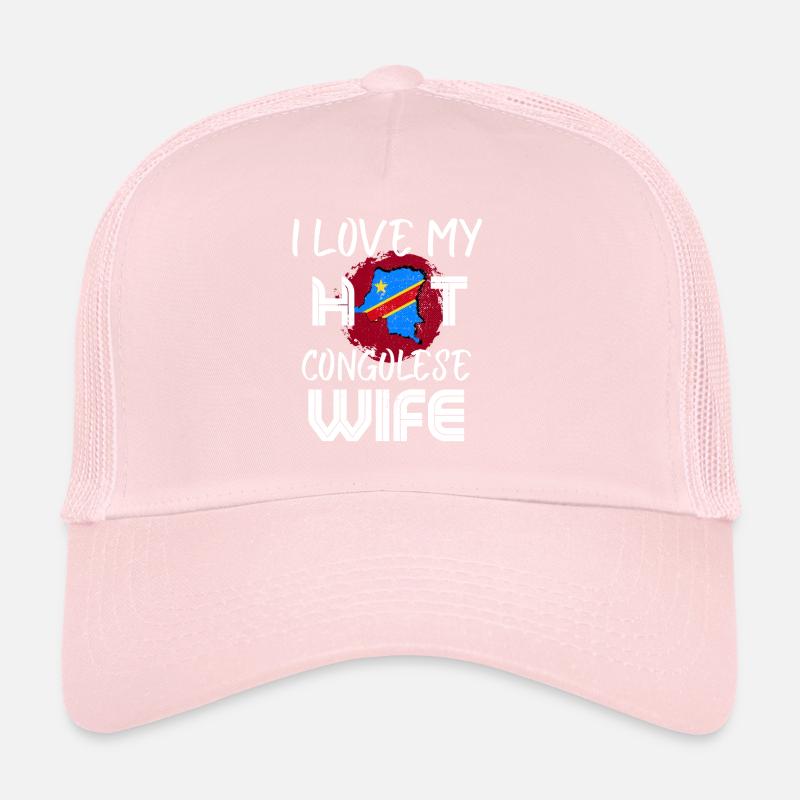 C’est drôle que j’aime mon mari congolais chaud Casquette trucker 