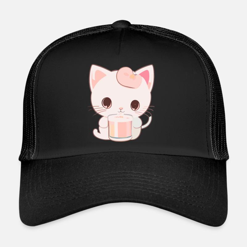 Cat - Trucker Cap - black/black