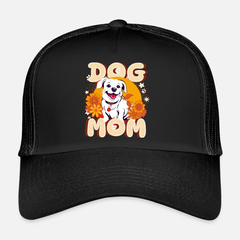 Dog Mom - Trucker Cap - black/black