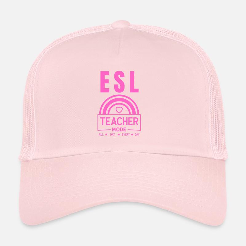 Enseignant d’anglais langue seconde |Langue anglaise |Pour les enseignants d’anglais langue seconde Casquette trucker 