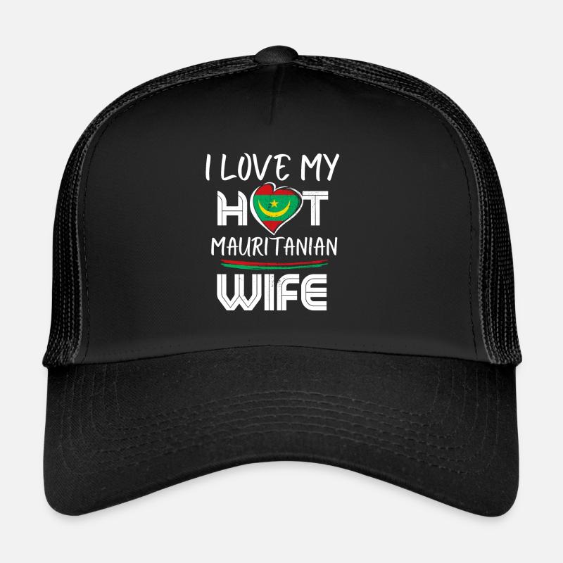 C’est drôle j’aime mon mari mauritanien chaud Casquette trucker 