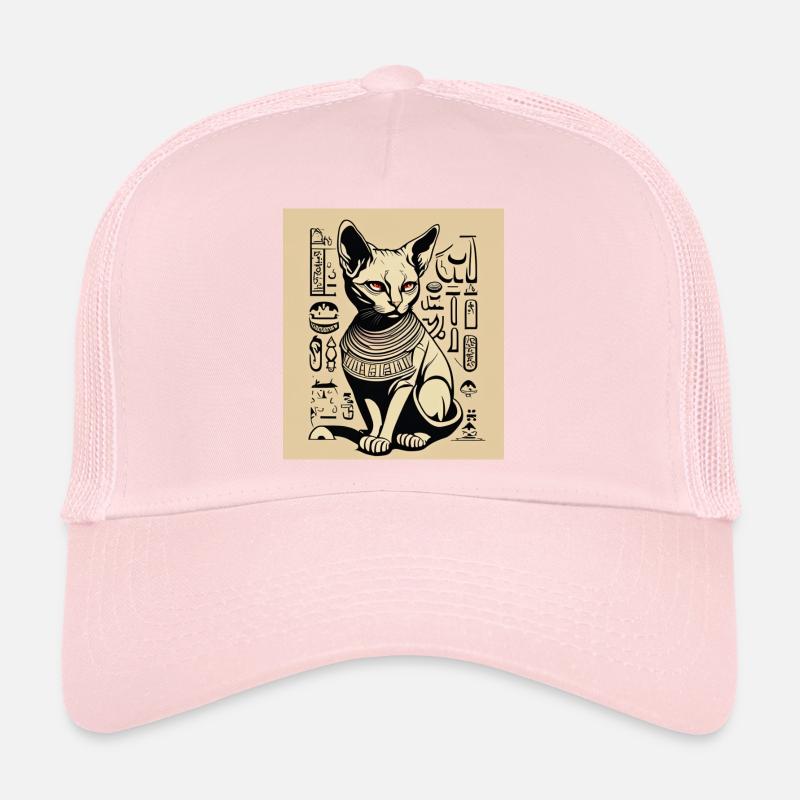 Pochoir de chat Egypy Casquette trucker 