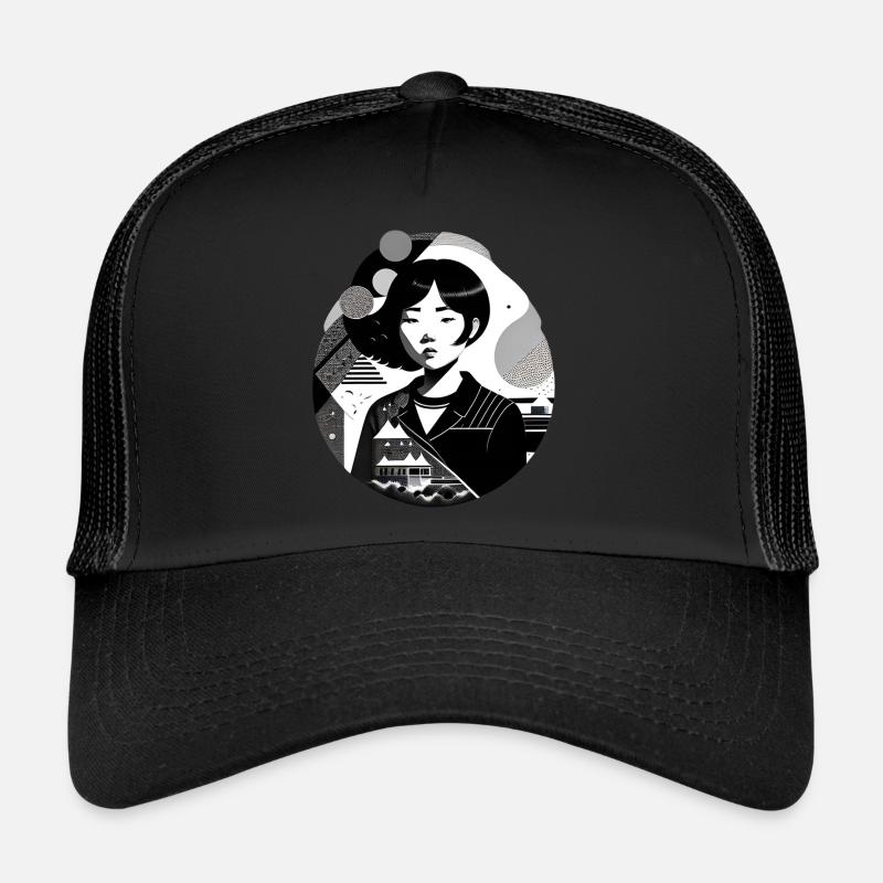 Japanese Girl Trucker Cap