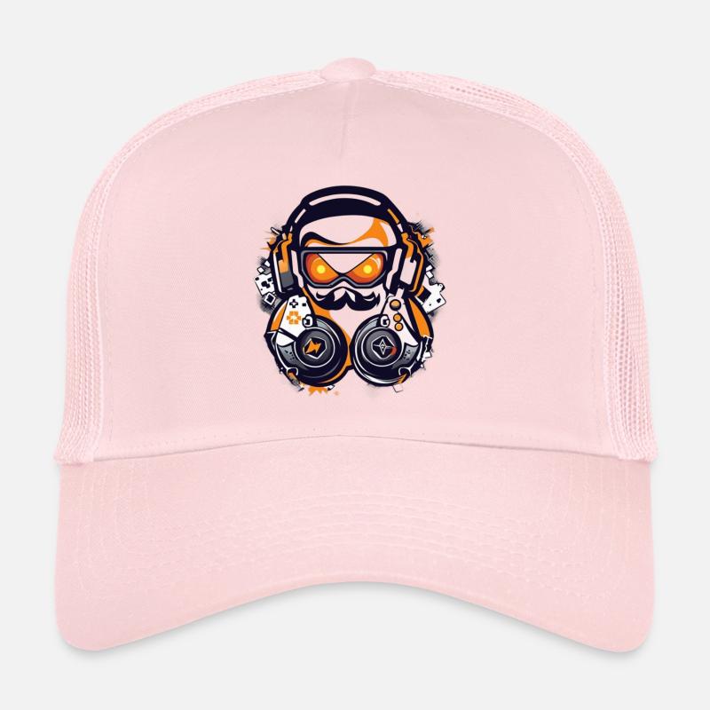 Roboskull T-shirt Design Trucker Cap
