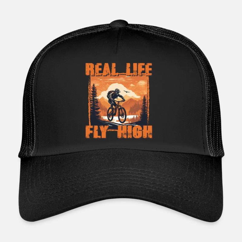 MTB 7 vintage orange Trucker Cap