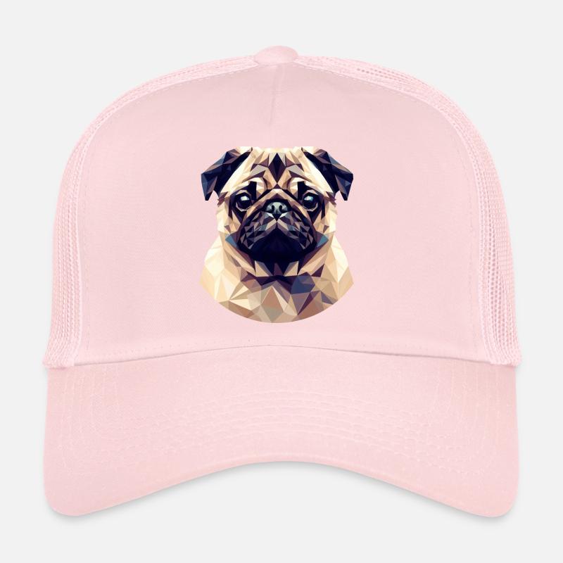 Carlin polygonal mignon Casquette trucker 