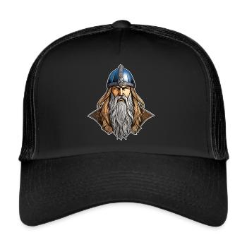 Proud Viking - Trucker Cap - black/black - Front