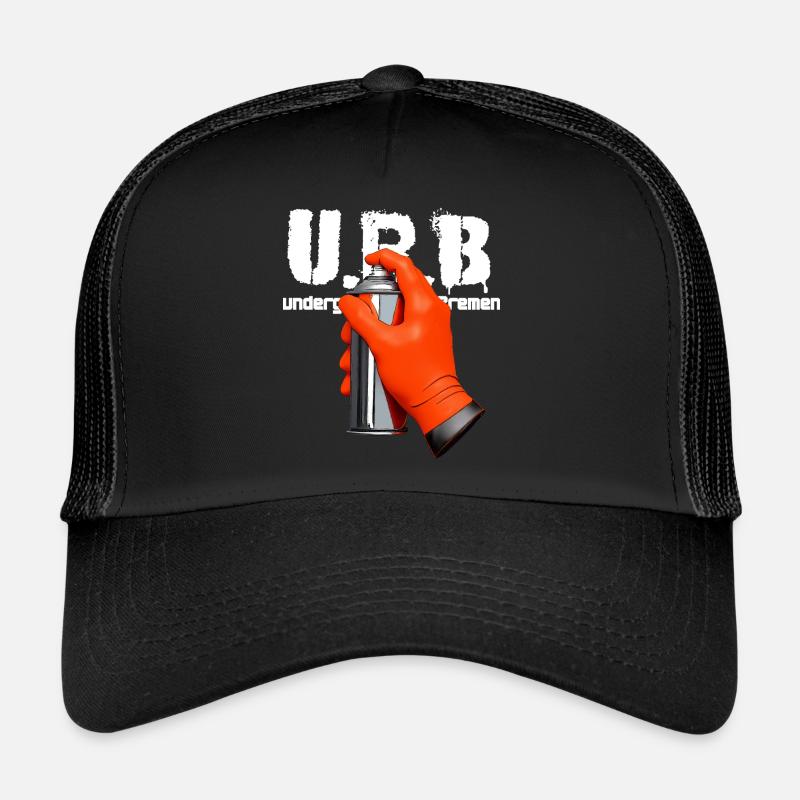 U.R.B - underground rap bremen Bombe aérosol Casquette trucker 