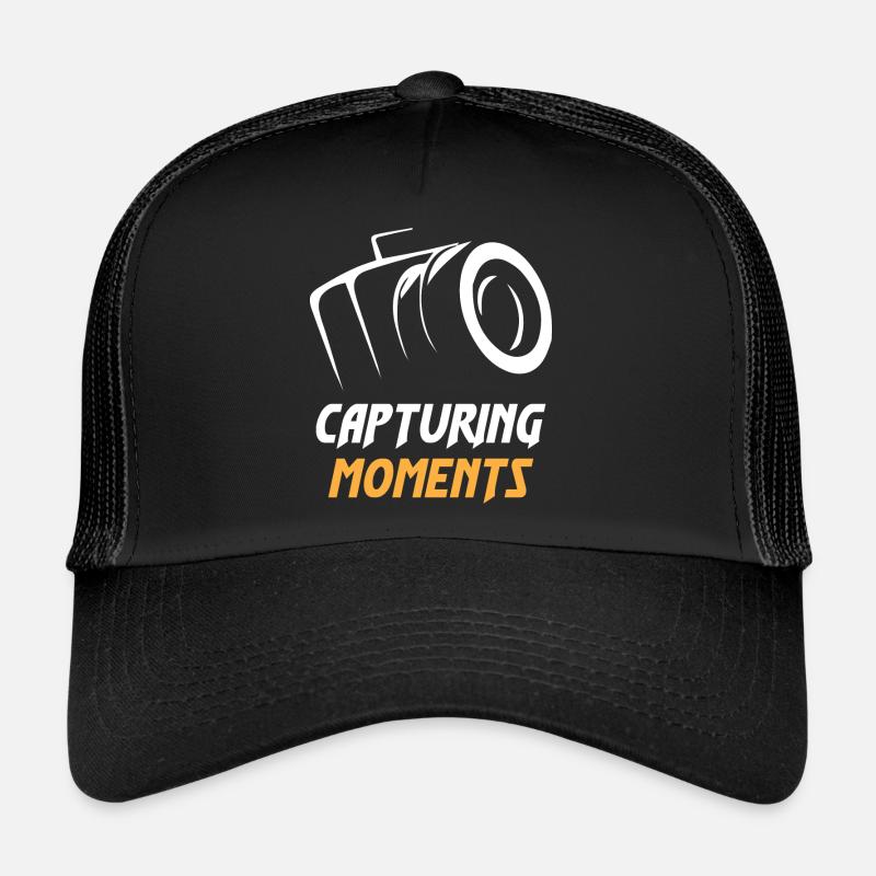 Capturing Moments Camera Photographer Trucker Cap